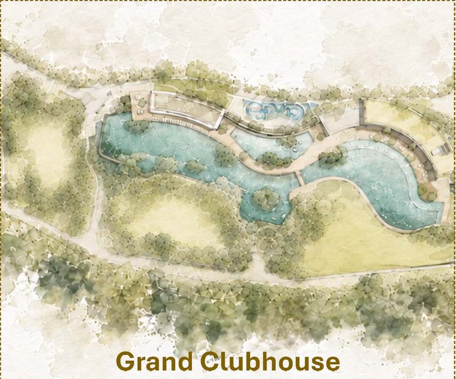 Grand Clubhouse location on site plan