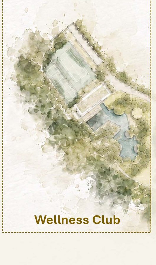 Wellness Club location on site plan